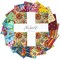 Festival 10" Square Pack (Layer Cake / 10" Charm) by Free Spirit (FB610OB.FESTIVAL)